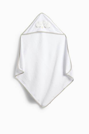 Bébés garçons - Serviette de bain bébé - blanc
