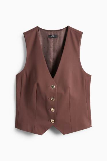 Dona - Armilla formal - regular fit - marró fosc