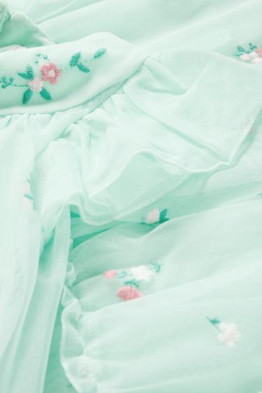 Enfants filles - Robe - vert clair