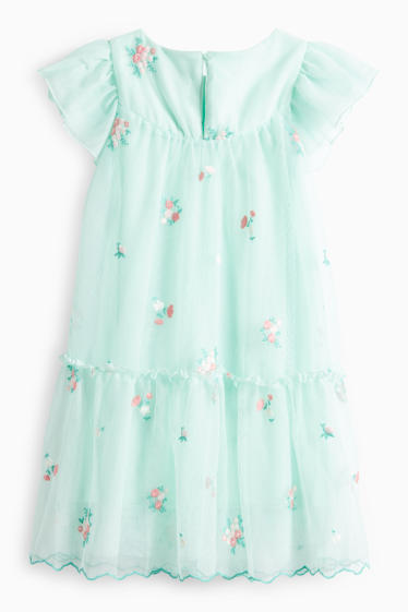 Enfants filles - Robe - vert clair
