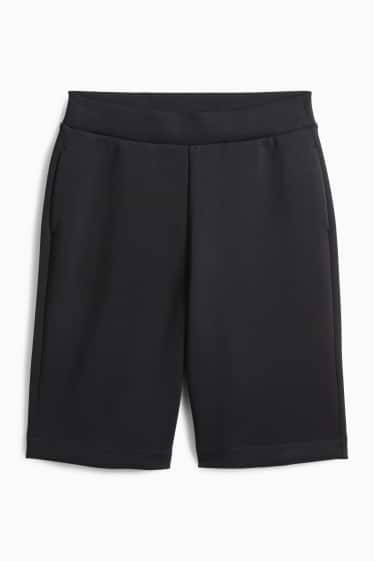 Dona - Bermudes de teixit de dessuadora - negre