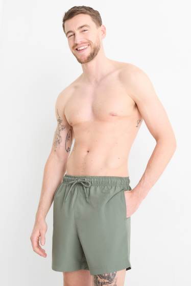 Herren - Badeshorts - grün