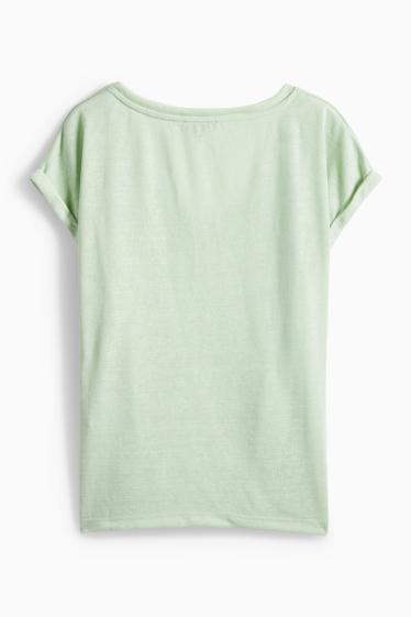 Dámské - Tričko - světle zelená