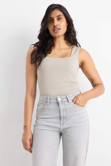 Donna - Confezione da 2 - top - nero / beige