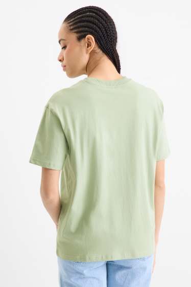 Damen - T-Shirt - Oversized - hellgrün
