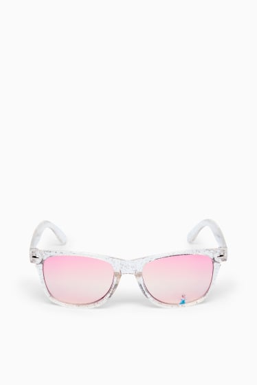 Children Girls - Sunglasses - white / rose