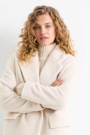 Femei - Palton - bej deschis