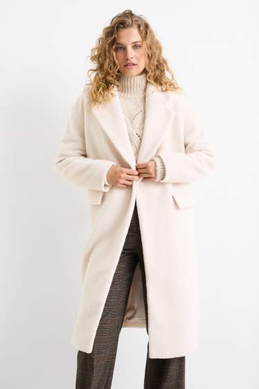 Femei - Palton - bej deschis