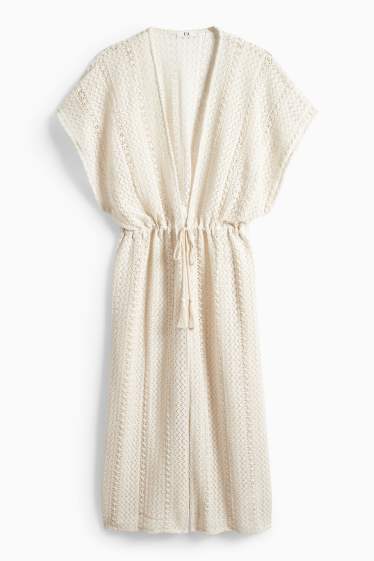 Dámské - Kimono - krémově bílá