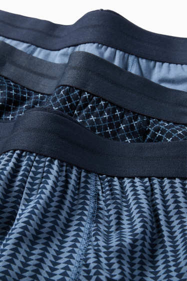 Herren - Multipack 3er - Trunks - dunkelblau