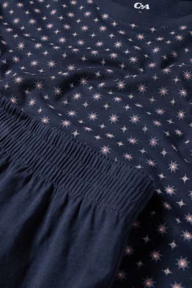 Herren - Shorty-Pyjama - dunkelblau