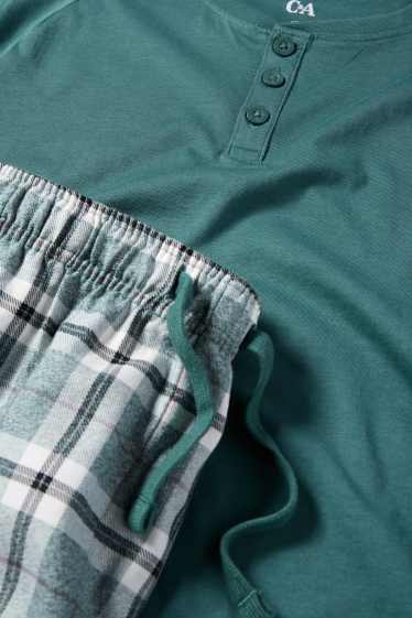 Home - Pijama curt - verd