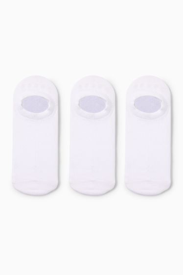 Dona - Paquet de 3 - mitjons invisibles - blanc