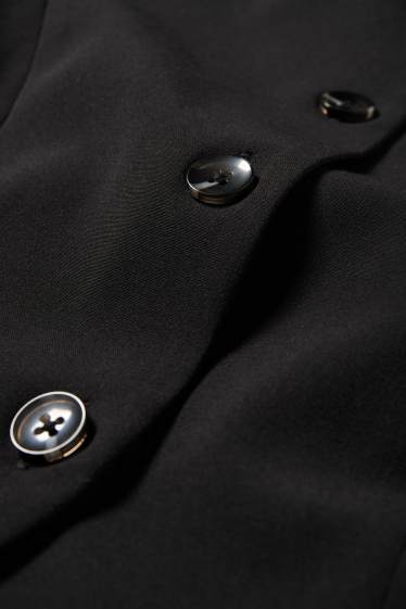 Femmes - Gilet sans manches - slim fit - noir