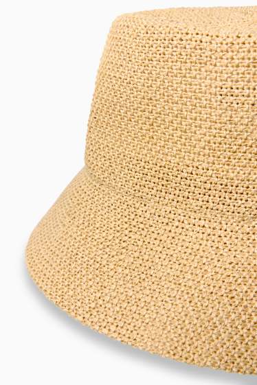Women - Straw hat - beige
