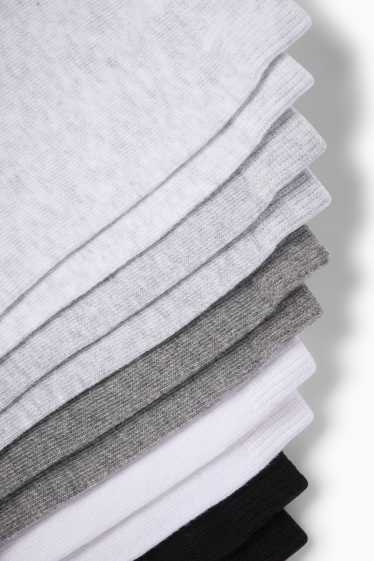 Femei - Multipack 5 perechi - șosete - alb / negru