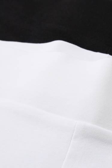 Donna - Confezione da 2 - shorts stile ciclista - bianco / nero