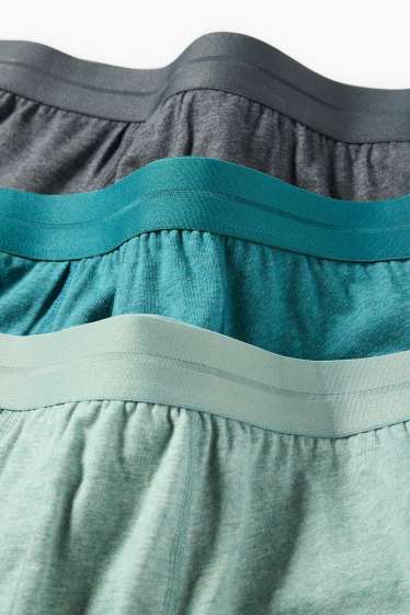 Herren - Multipack 3er - Trunks - helltürkis