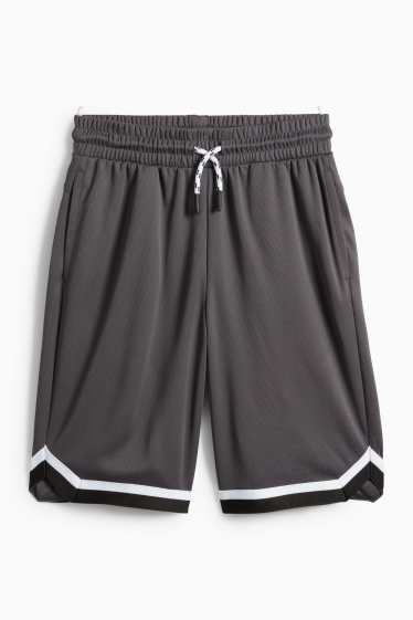 Kinder Buben - Bermudas - dunkelgrau