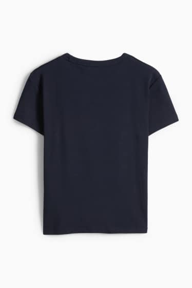 Femei - Tricou - slim fit - albastru închis