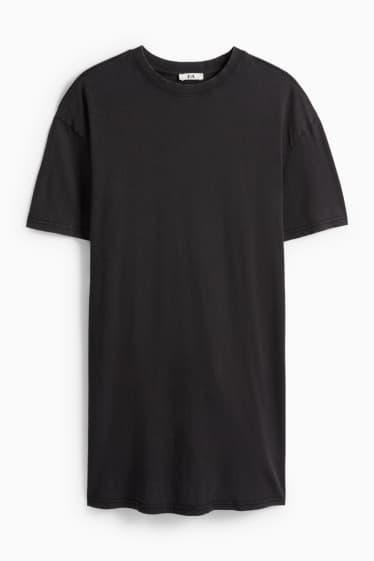 Femmes - Robe-T-shirt - noir