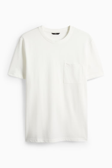 Hommes - T-shirt - regular fit - blanc