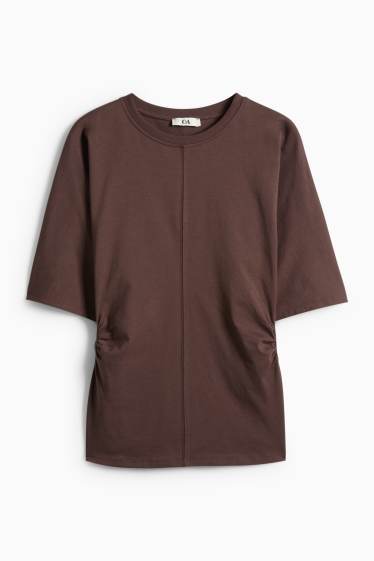 Donna - T-shirt - marrone scuro