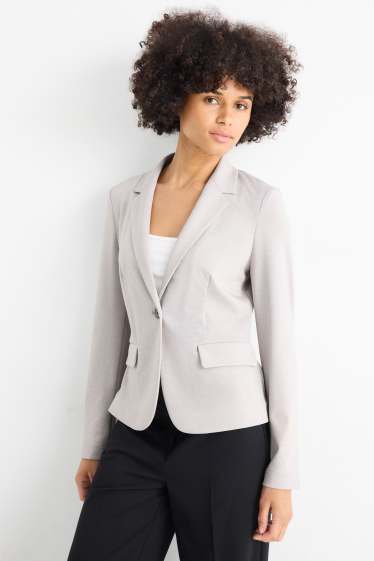 Femmes - Blazer de bureau - regular fit - beige