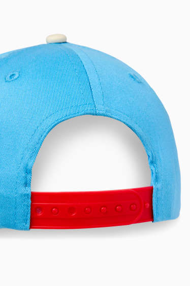 Enfants garçons - Super Mario - casquette de baseball - bleu  / crème