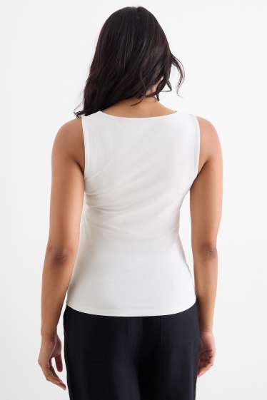 Donna - Confezione da 2 - top - bianco / nero