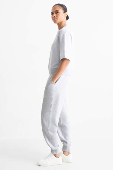 Damen - Jogginghose - hellgrau-melange