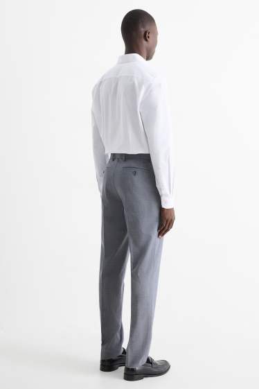 Pánské - Kalhoty - regular fit - stretch - modrá