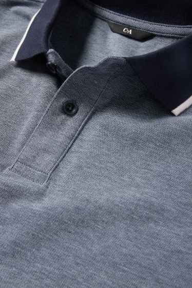 Heren - Poloshirt - regular fit - blauw