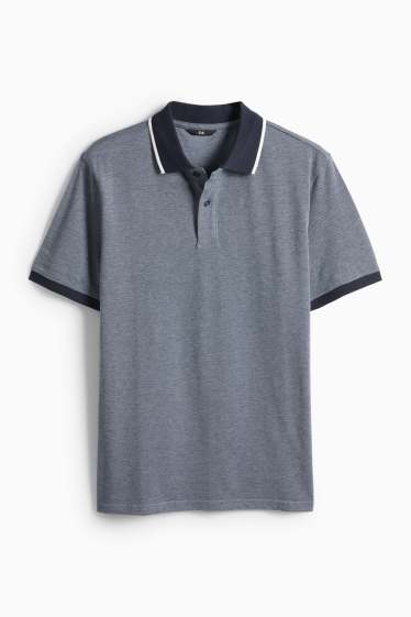 Heren - Poloshirt - regular fit - blauw