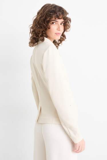 Femei - Blazer office - regular fit - alb-crem