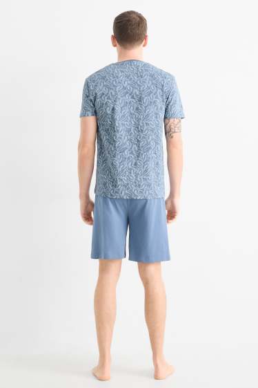 Men - Short pyjamas - blue