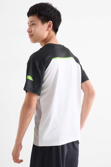 Kinder Jungen - Funktions-Shirt - schwarz / weiss