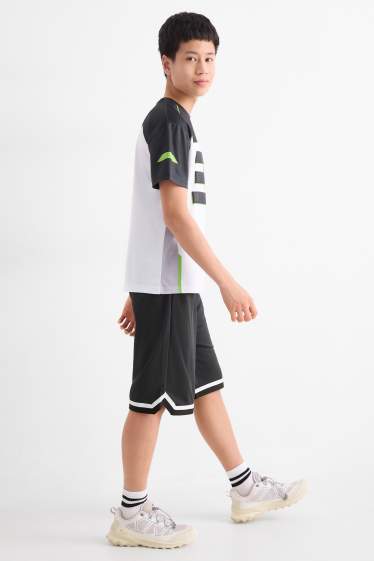 Děti - chlapci - Funkční šortky - černá