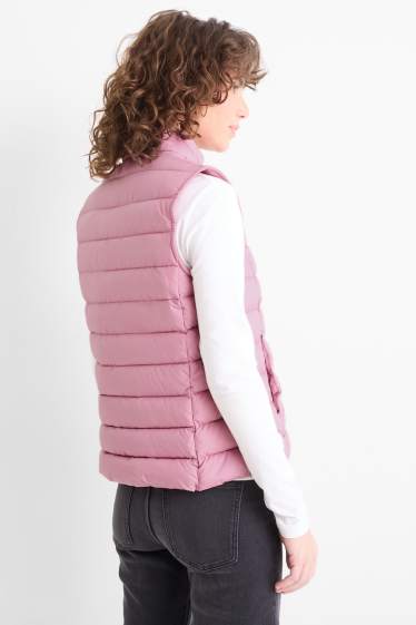 Damen - Steppweste - pink