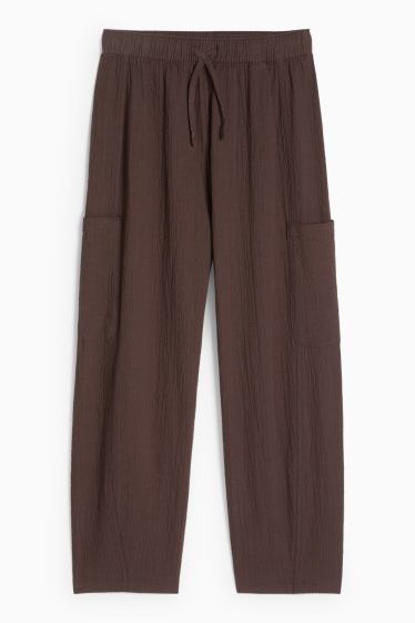 Nena - Pantalons de tela - marró