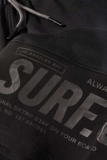 Children Boys - Surf - sweat shorts - black