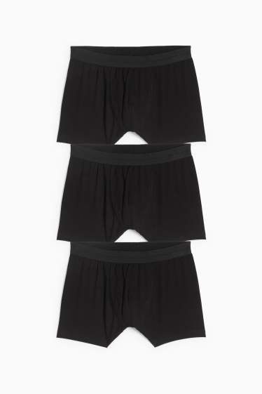 Herren - Multipack 3er - Trunks - schwarz