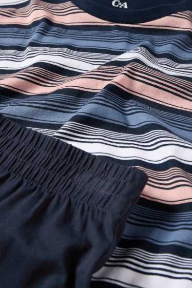 Men - Short pyjamas - dark blue