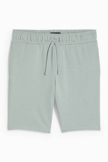 Men - Sweat shorts - green