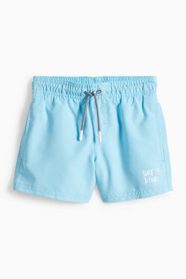 Enfants garçons - Short de bain - bleu clair