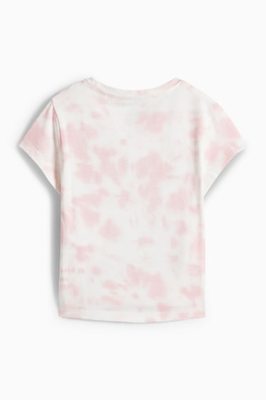 Bambine - PAW Patrol - Skye - t-shirt - effetto brillante - fantasia - bianco / rosa