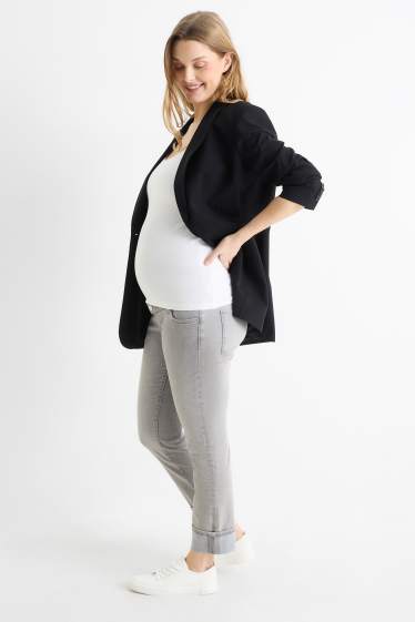 Mujer - Vaqueros premamá - straight jeans - vaqueros - gris claro