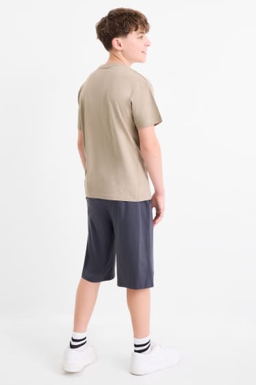 Children Boys - Outfit - black / beige