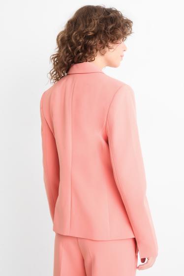 Dames - Business-blazer - getailleerd - koraal