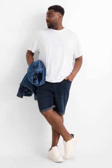 Herren - Jeans-Shorts - Flex Jog Denim - LYCRA® - dunkelblau